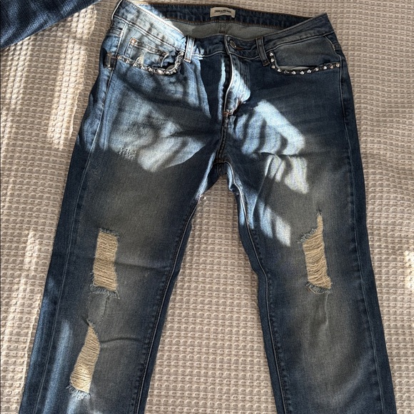 Zadig & Voltaire Blue Denim with Brown Stitching - Picture 8 of 13